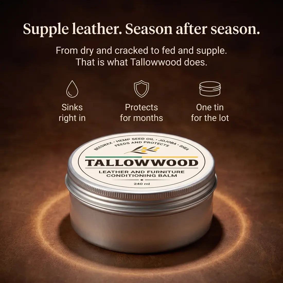 Supple leather, season after season